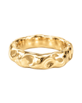 Ring Marshmallow Round Gold