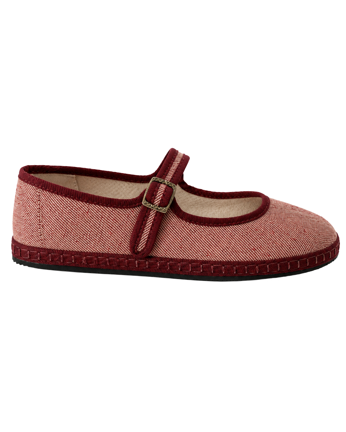 Ballet Flat Denim Berry