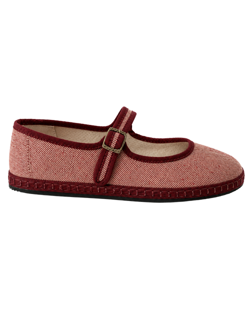 Ballet Flat Denim Berry