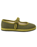 Ballet Flat Denim Matcha
