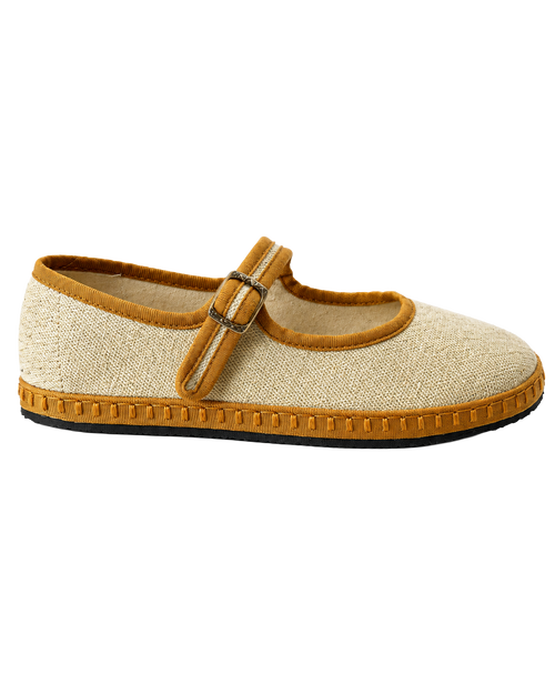 Ballet Flat Denim Sun