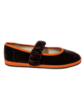 Ballet Flat Elastic Band Coffee