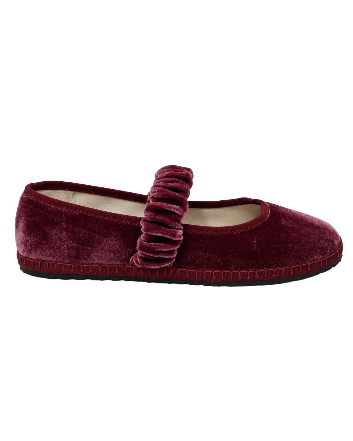 Ballet Flat Elastic Band Guava
