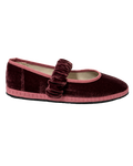 Ballet Flat Elastic Band Wine