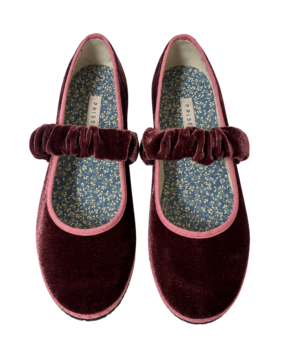 Ballet Flat Elastic Band Wine 2