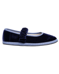 Ballet Flat Elastic Blueberry