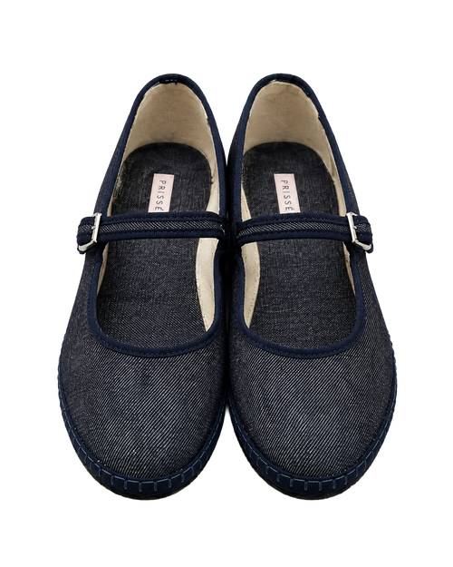 Ballet Flat Jeans Blue 2