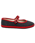 Ballet Flat Jeans Red