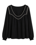 Blouse Boho Black