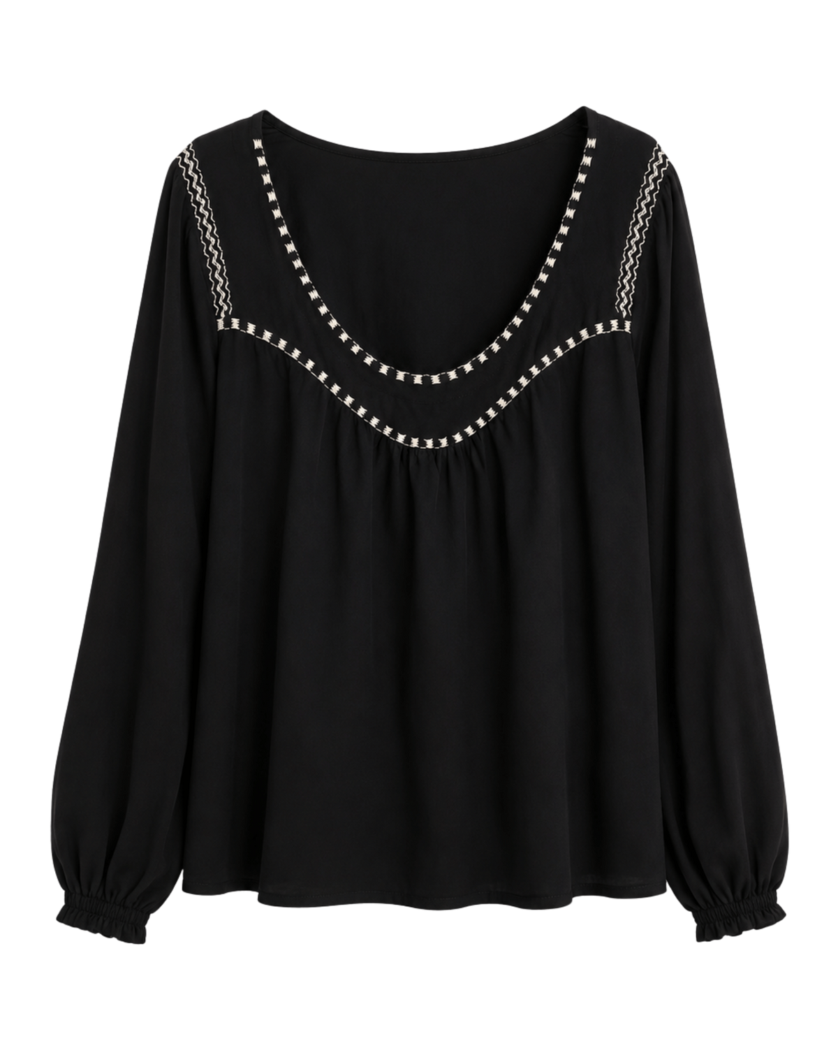 Blouse Boho Black