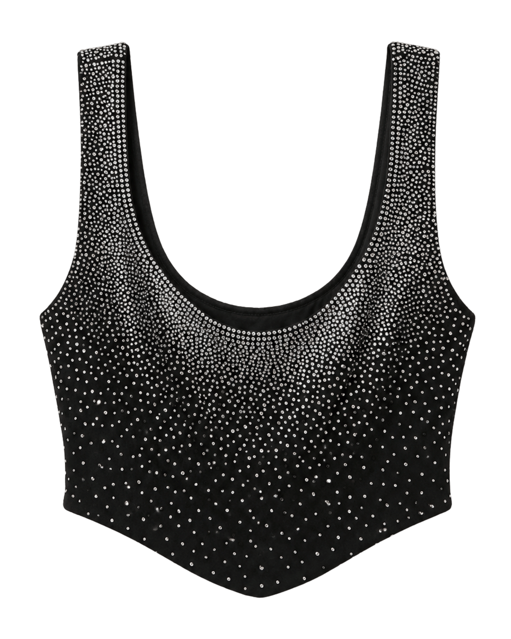Top Rhinestone Silver
