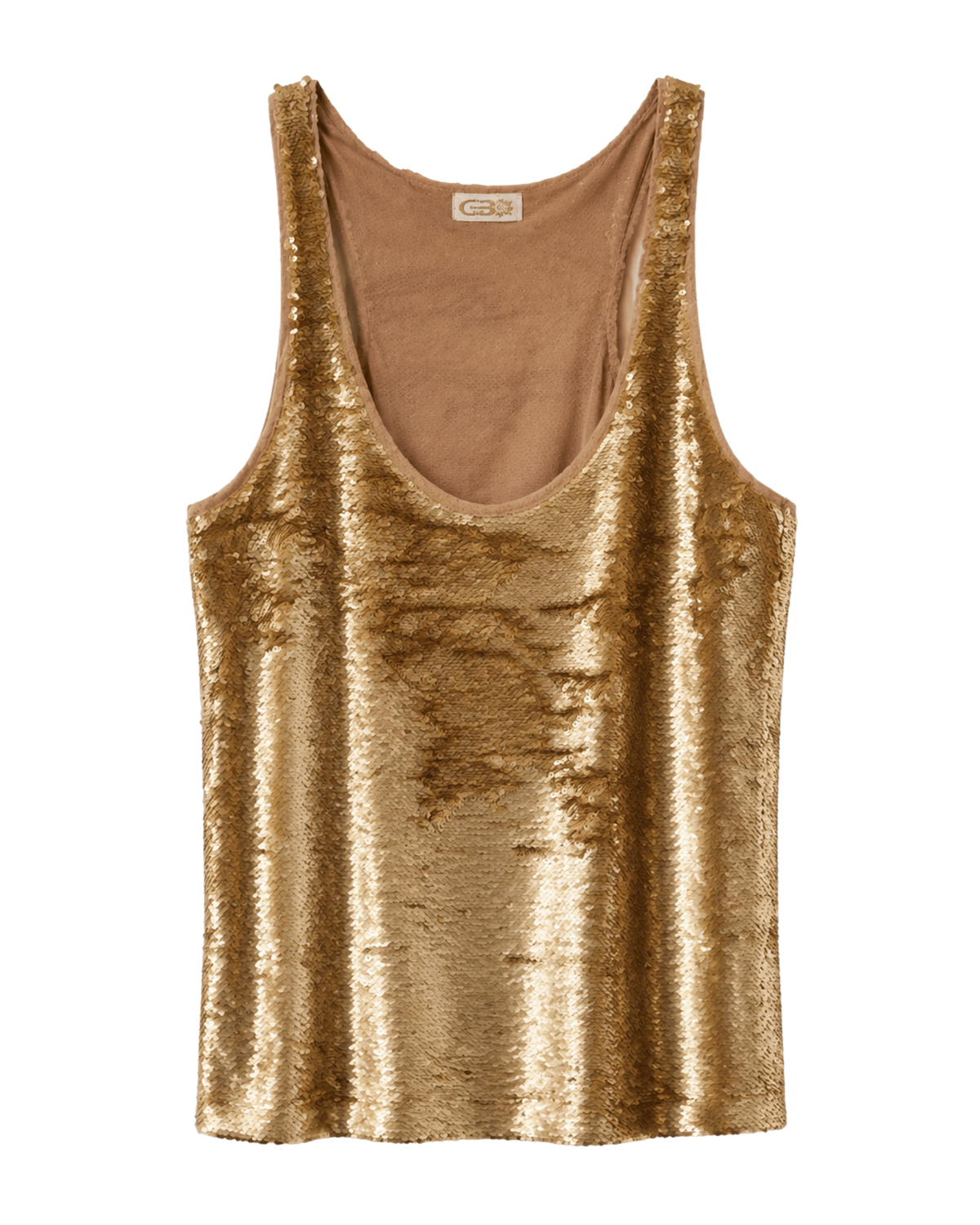 Tank Sequins Gold