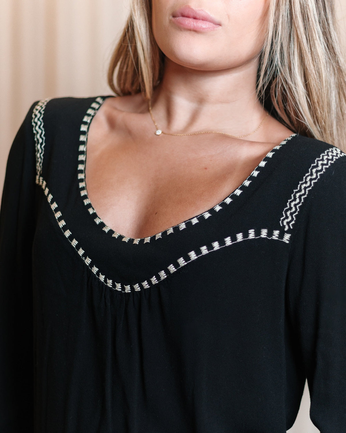 Blusa Boho Preta