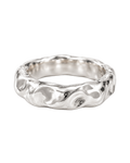 Ring Marshmallow Round Silver by Frits