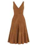 Dani Flared Dress Tobacco Khaki by NADI