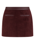 Yas Mini Skirt Feather Brown by NADI