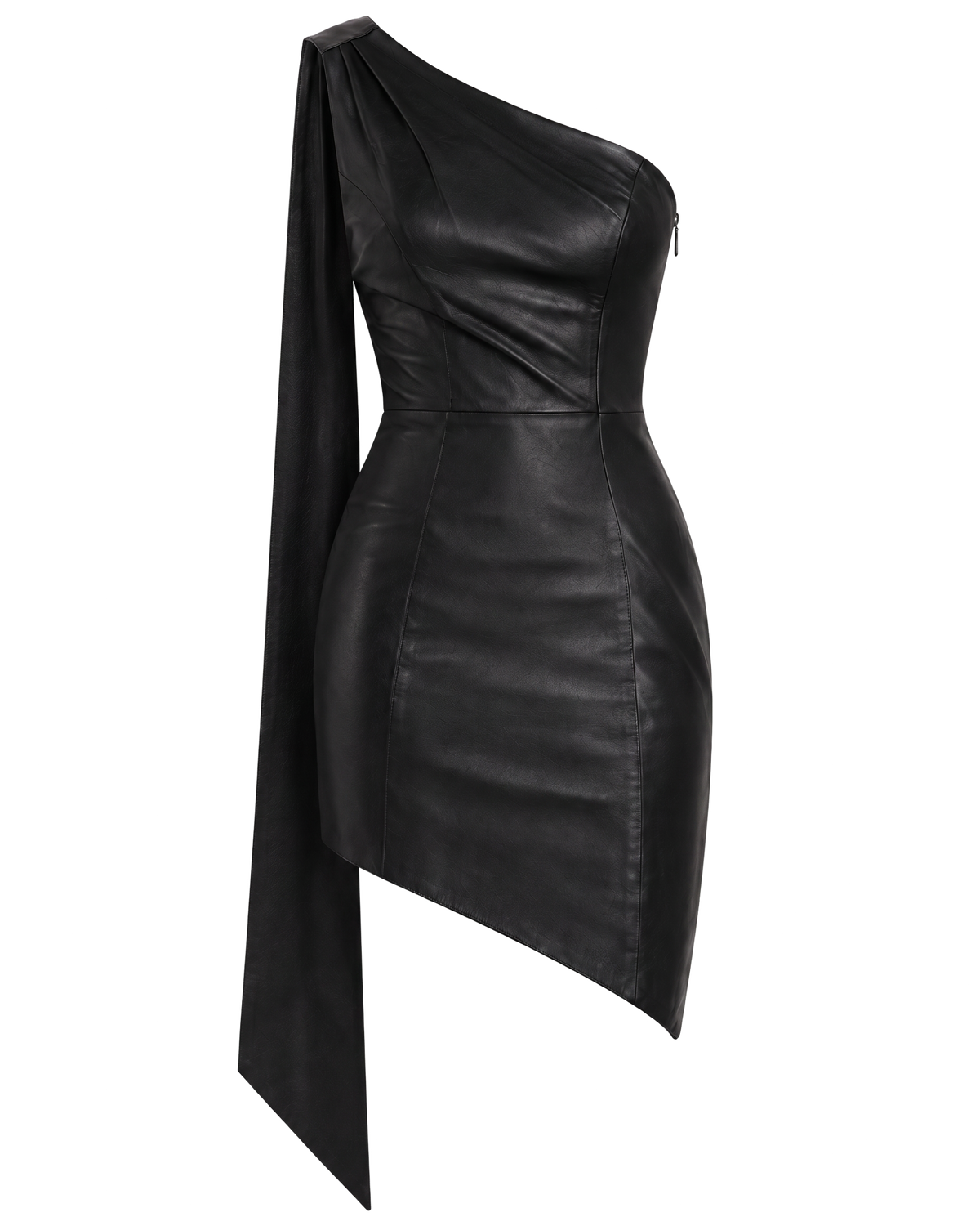 Sault Asymmetrical Dress Black by NADI