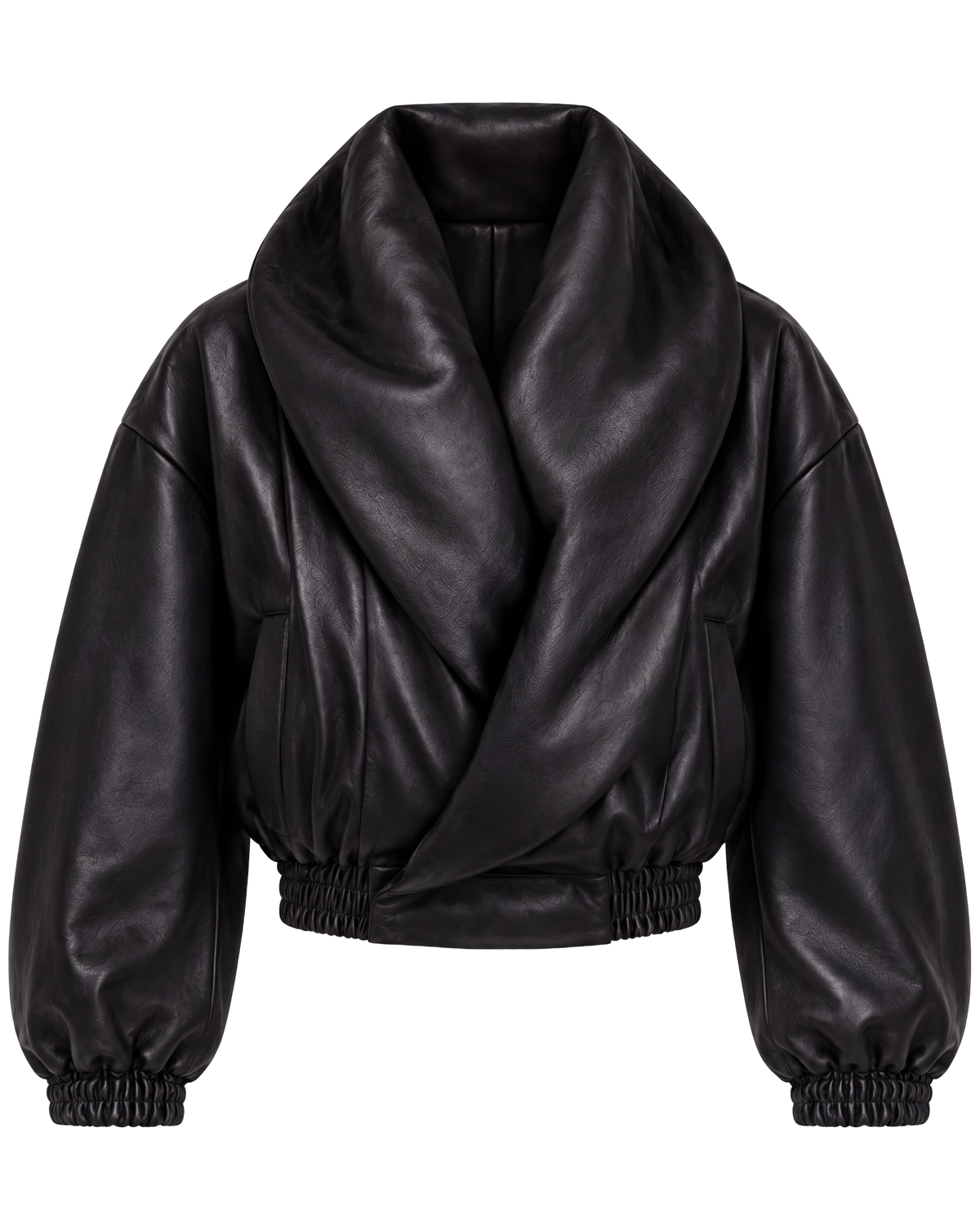 Shawl Bomber Jacket Black by NADI