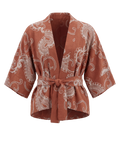 Embroidered Linen Kimono