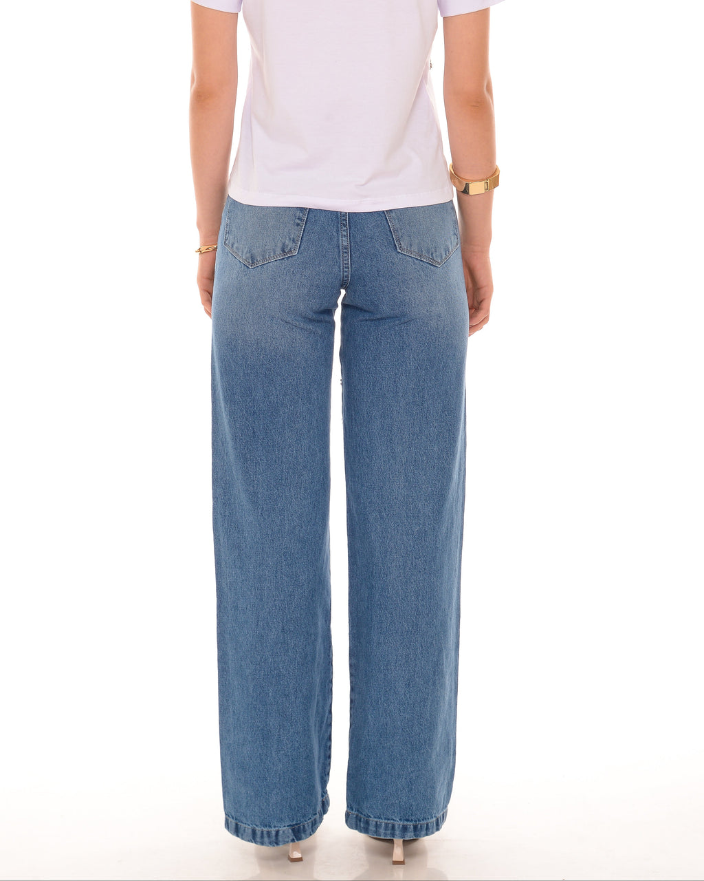 Calça Jeans Bordada All Cristal