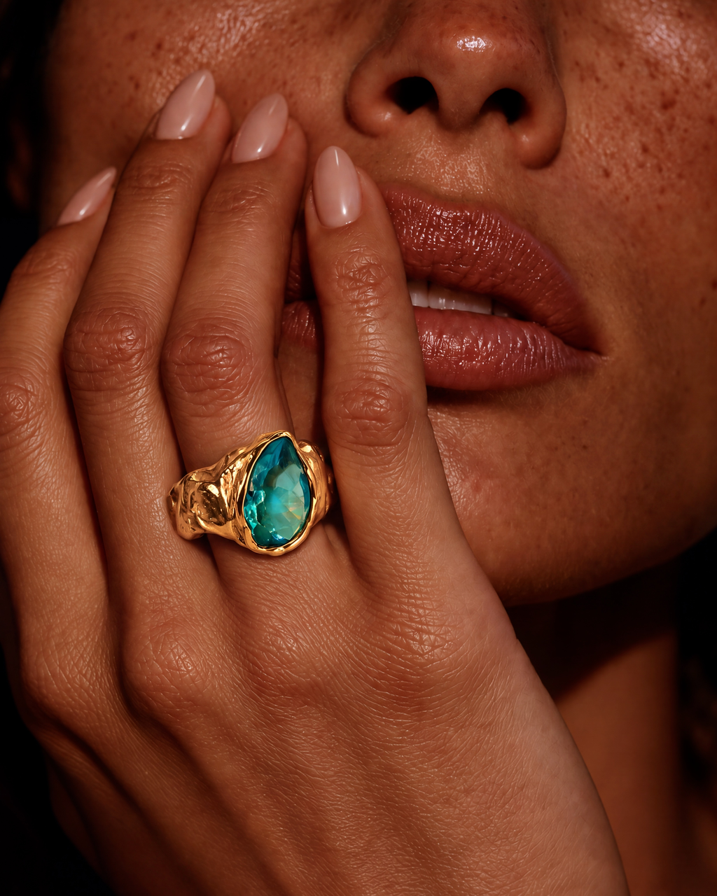 Ring Dalí Blue Stone Gold