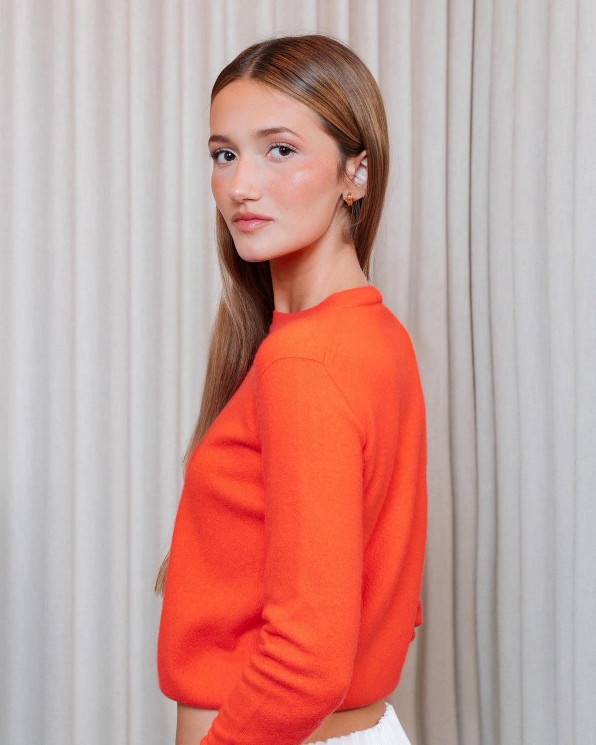 Sweater Cashmere Orange