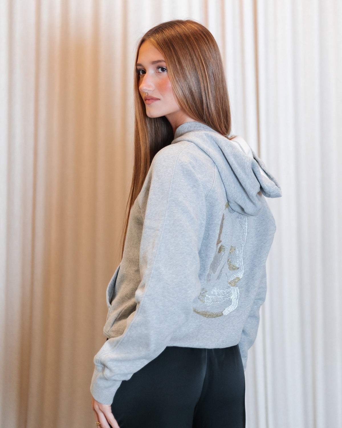 Sweatshirt Clipper Camo Embroidered