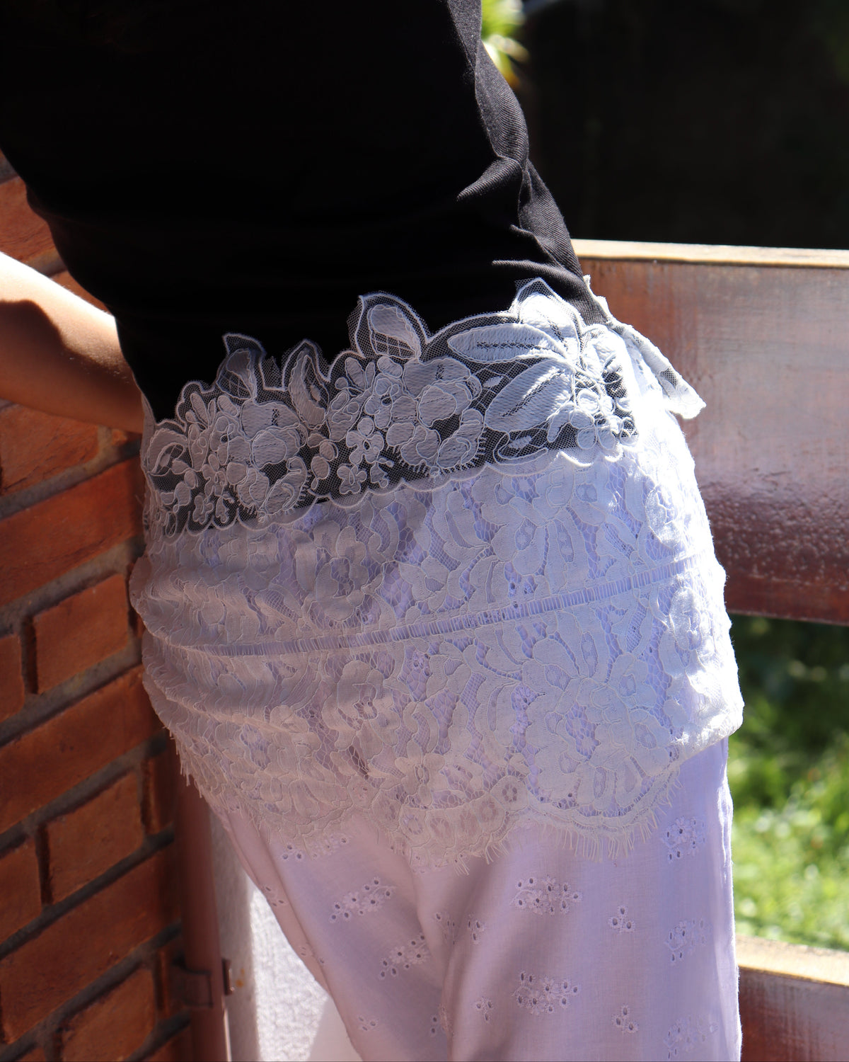 Calça Mar de Renda Branca