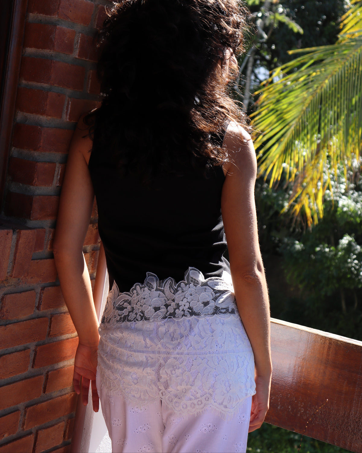 Calça Mar de Renda Branca