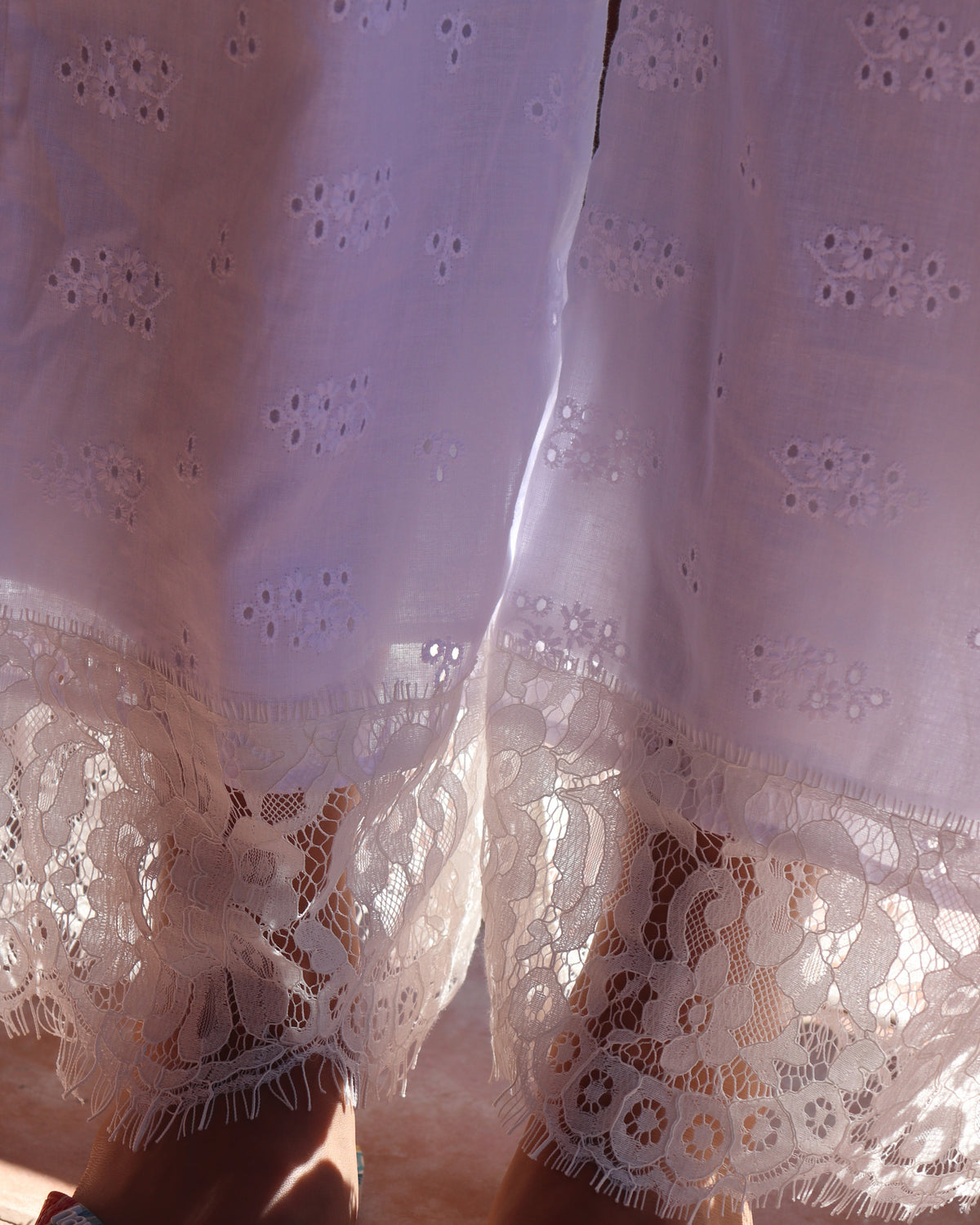 Calça Mar de Renda Branca
