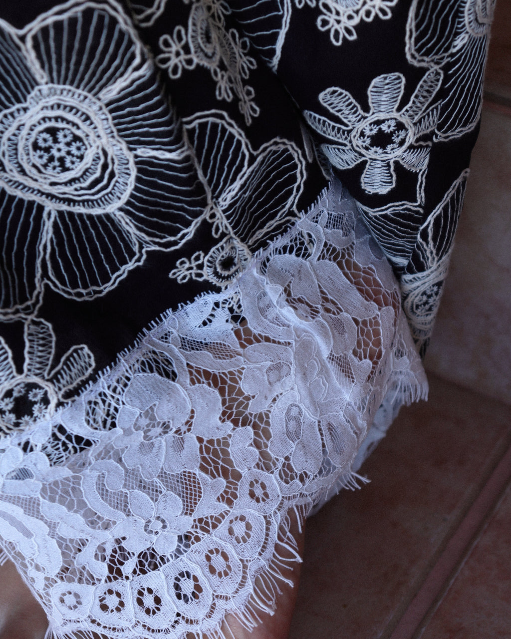 Calça Mar de Renda Preta