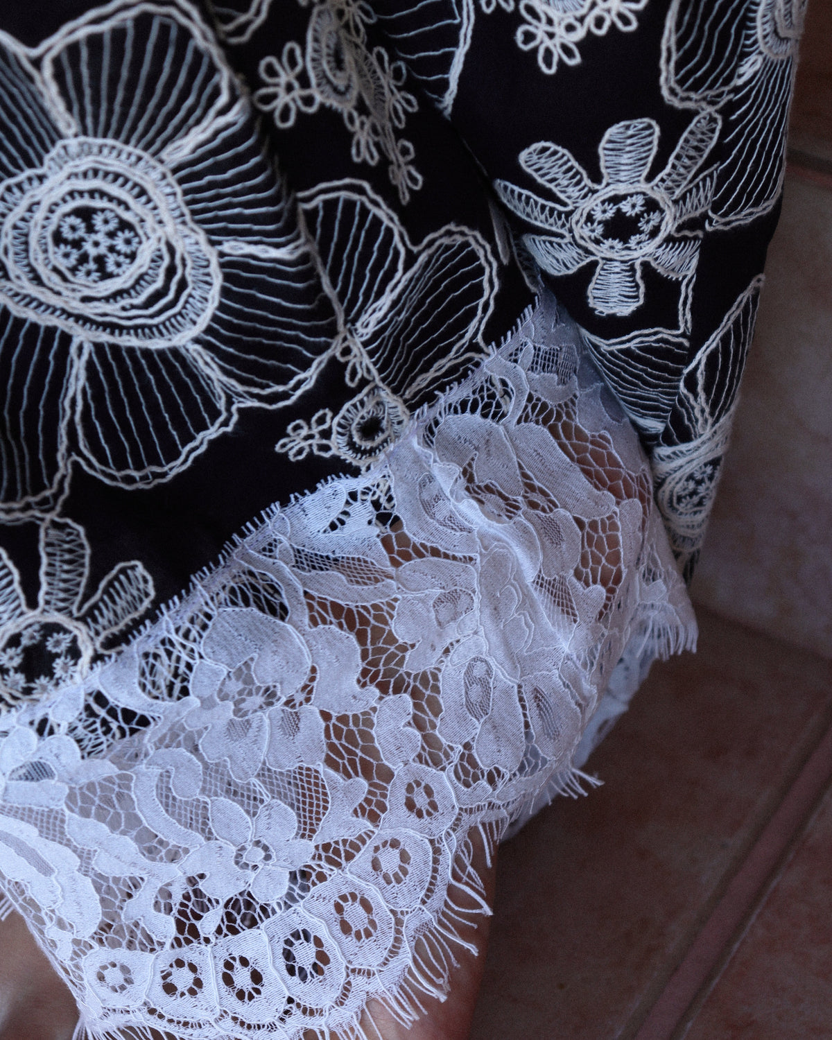 Calça Mar de Renda Preta