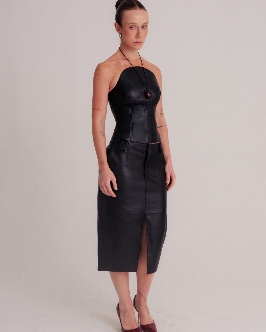 Luce Pencil Skirt Black by NADI 3
