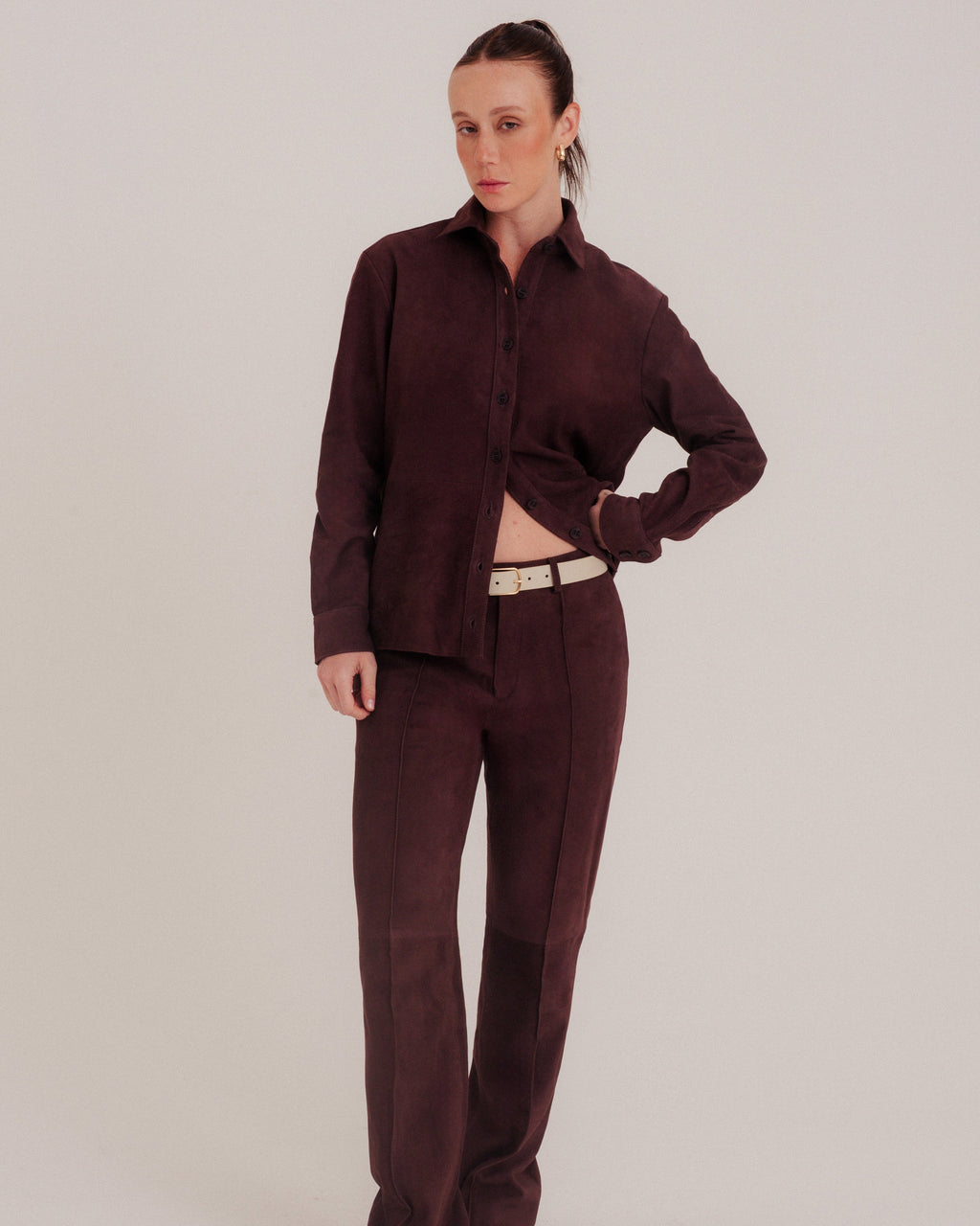 Cara Overshirt Feather Brown by NADI 5