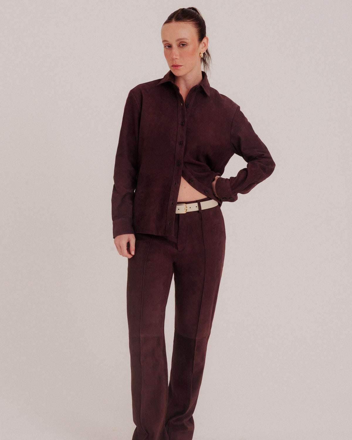 Cara Overshirt Feather Brown by NADI 5