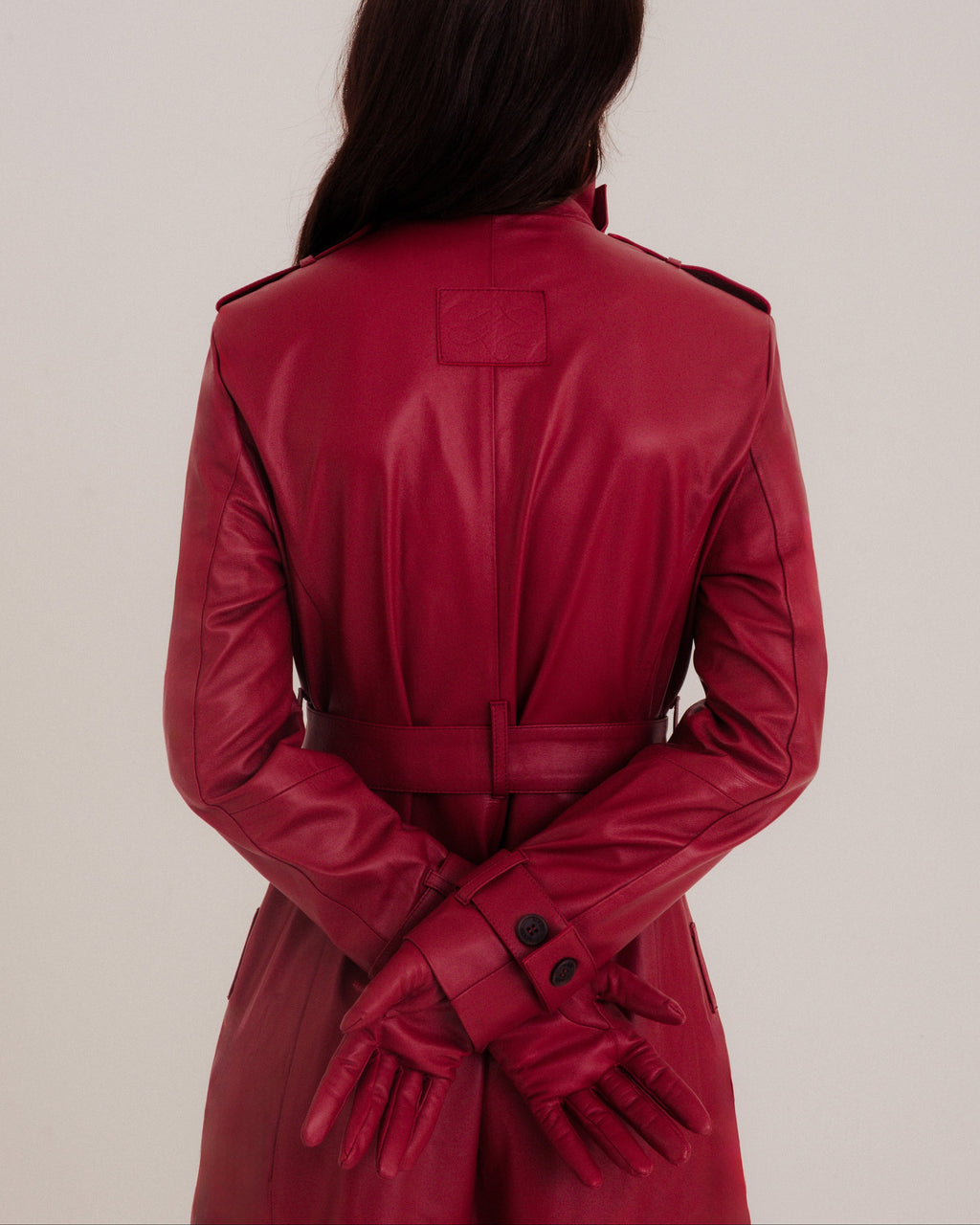 Alis Trench Coat Garnet by NADI 3