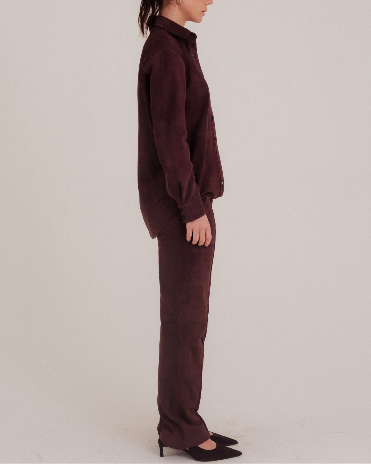 Line Tailored Pants Feather Brown by NADI 4