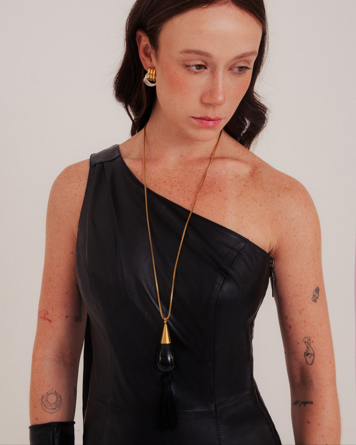 Sault Asymmetrical Dress Black by NADI 3