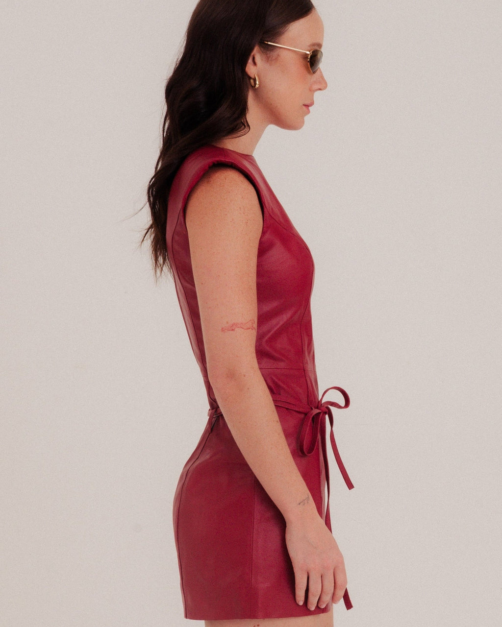 Sue Mini Dress Garnet by NADI 4