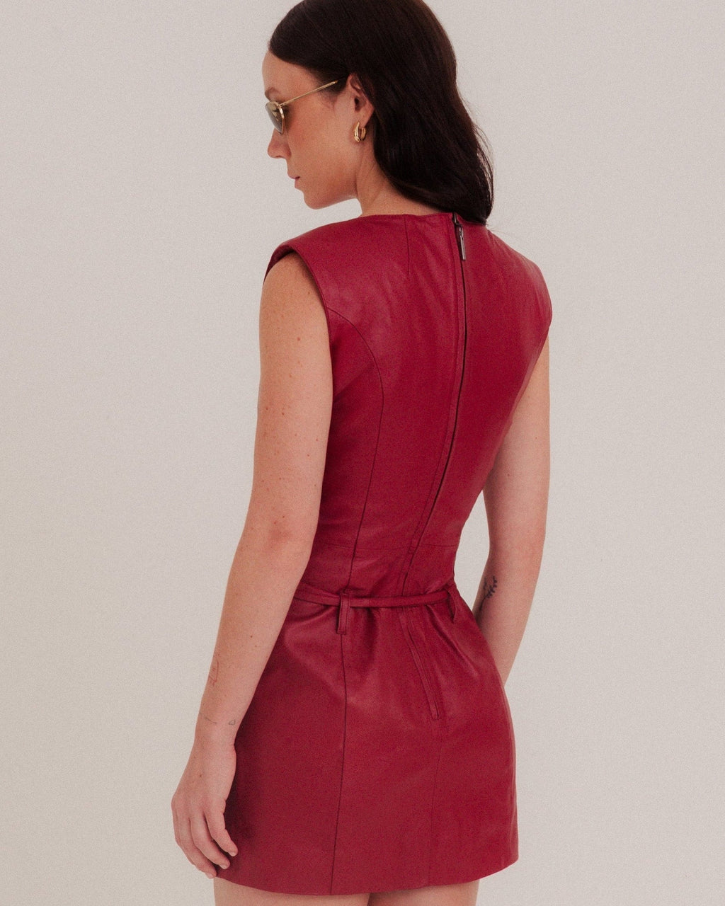 Sue Mini Dress Garnet by NADI 3