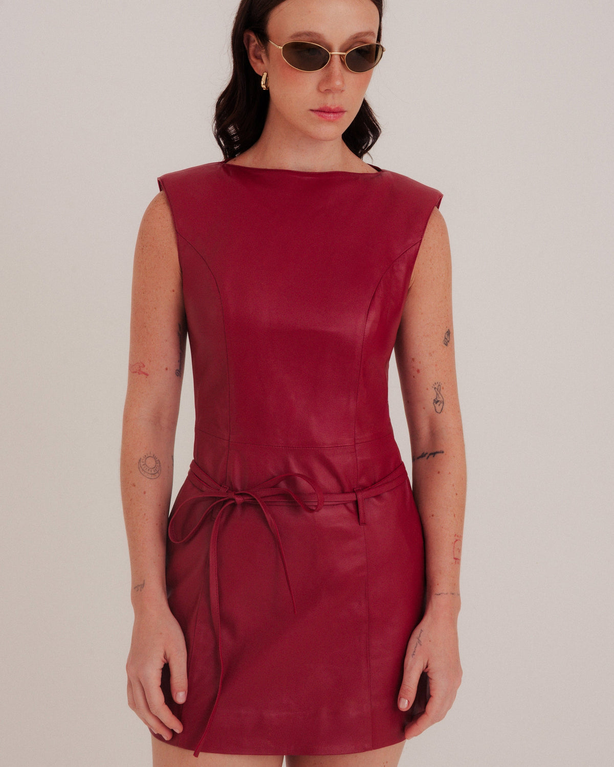 Sue Mini Dress Garnet by NADI 2