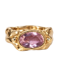 Ring Dalí Pink Stone Gold by Frits