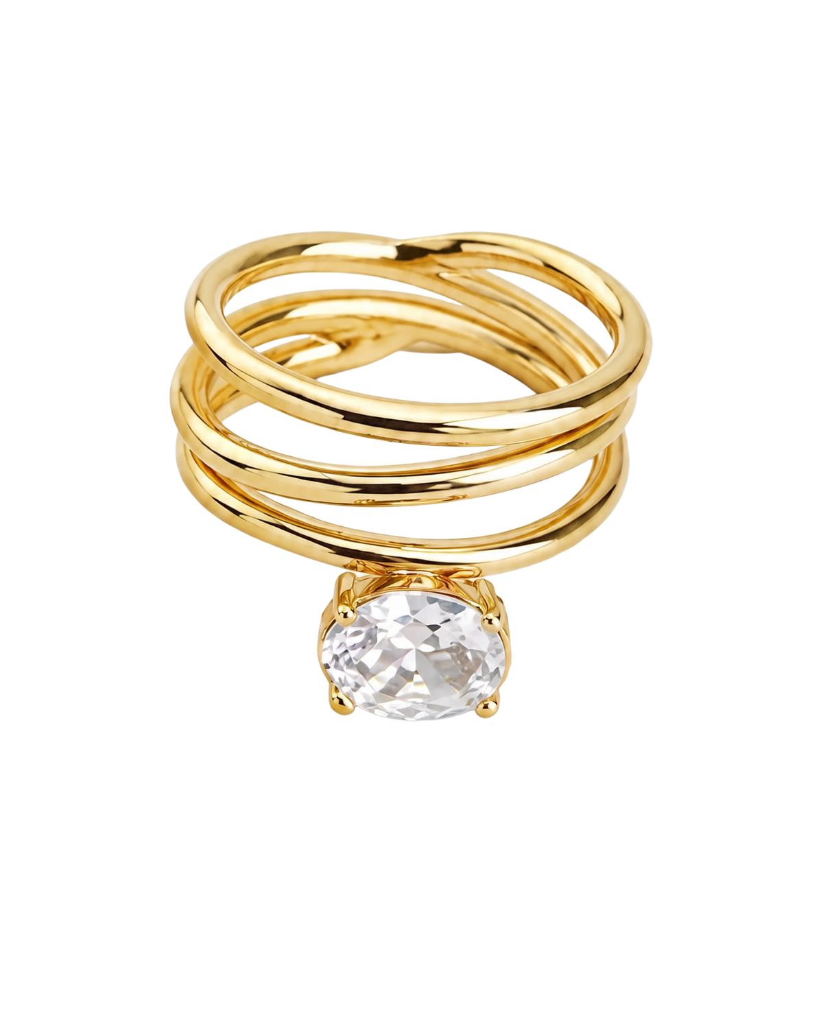 Ring Elos Crystal Drop by Isvi