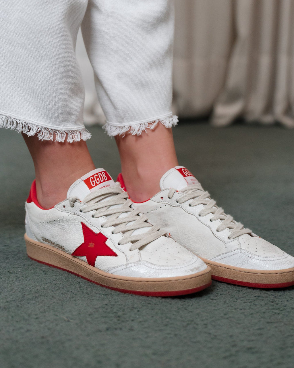Sneaker Red Ball Star