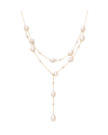 Necklace Pearl Glass Baroque Long