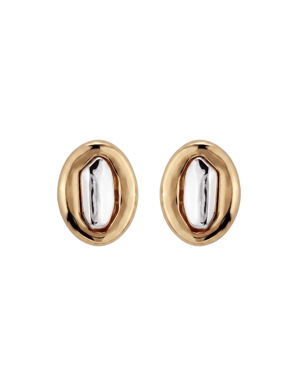 Earring Multipla Oval Gold