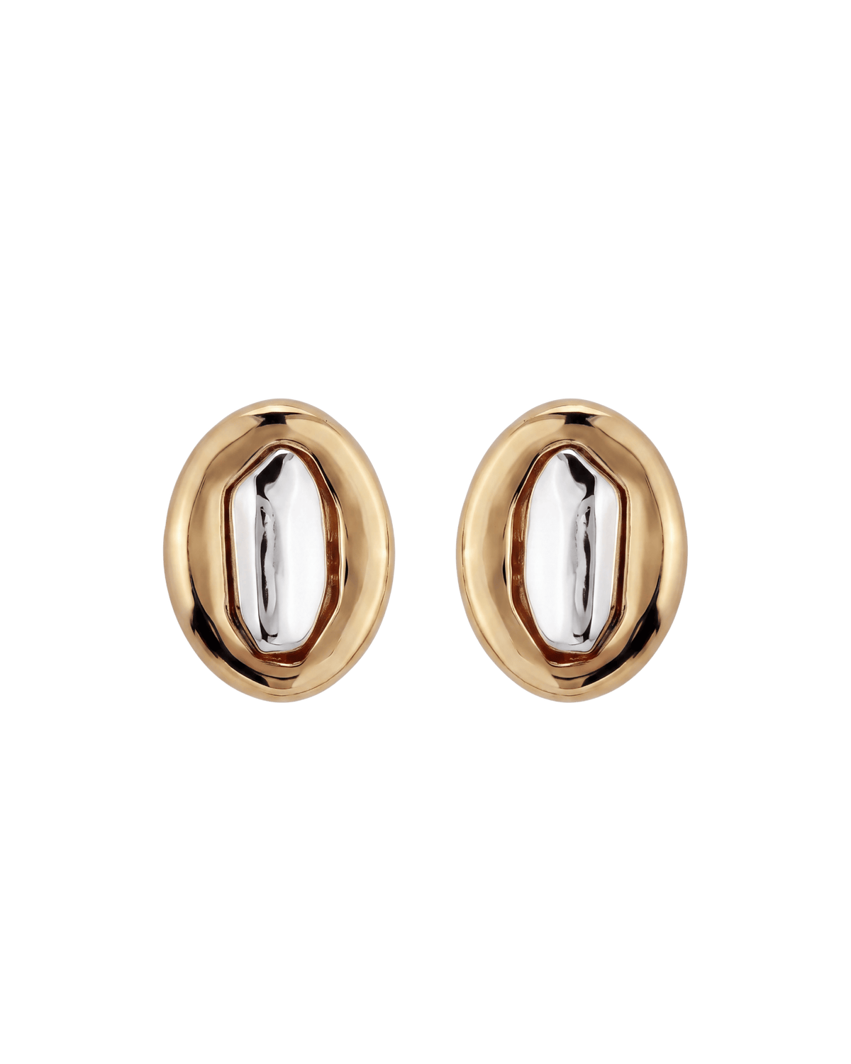 Earring Multipla Oval Gold
