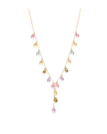 Necklace Bow-Tie Zirconia Multicolor