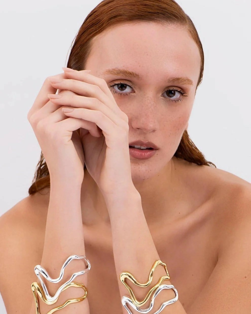 Bracelete Vazado Imersa Prata