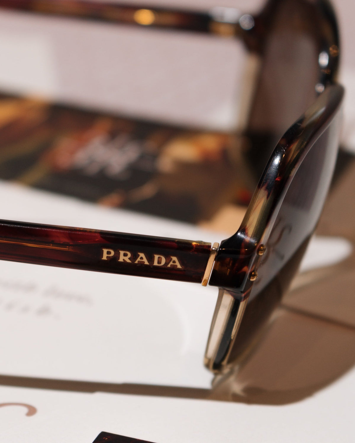 Óculos Prada Tortoise Marrom